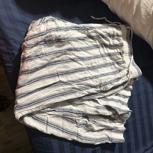 Striped Blue and White Pants